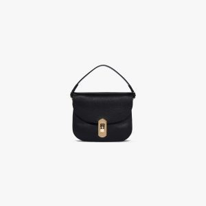 Borsa in pelle a tracolla Coccinelle Zaniah Mini bag Noir La Borsetta Como