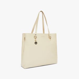 Borsa in pelle a spalla Coccinelle Alpha Medium Seashell La Borsetta Como
