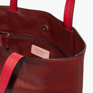 Borsa donna in pelle Shopping Joy Coccinelle Marsala,Cherry La Borsetta Como