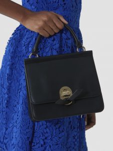 Borsa a mano, a tracolla in similpelle Mya TRUSSARDI JEANS Nero La Borsetta Como