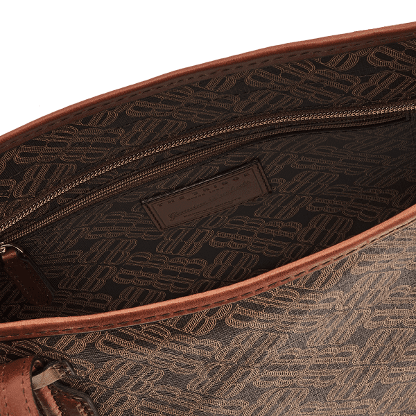 Borsa shopper donna a spalla PVC pelle Anna The Bridge La Borsetta Como
