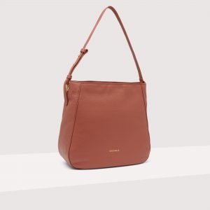 Borsa donna in pelle sacca Lea Medium Cinnamon Coccinelle La Borsetta Como